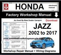 Honda Jazz Workshop Manual - DOWNLOAD WORKSHOP MANUALS